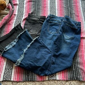 Set of 3 Bellbottoms/Flare Jeans